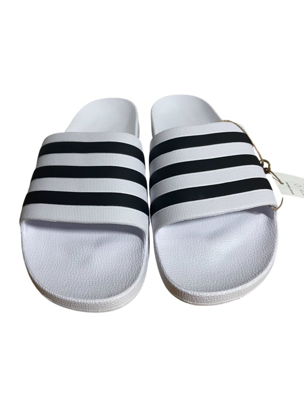 Adidas Adilette Aqua Slides White/Black Sportswear Size 10 Men Pool Sandals